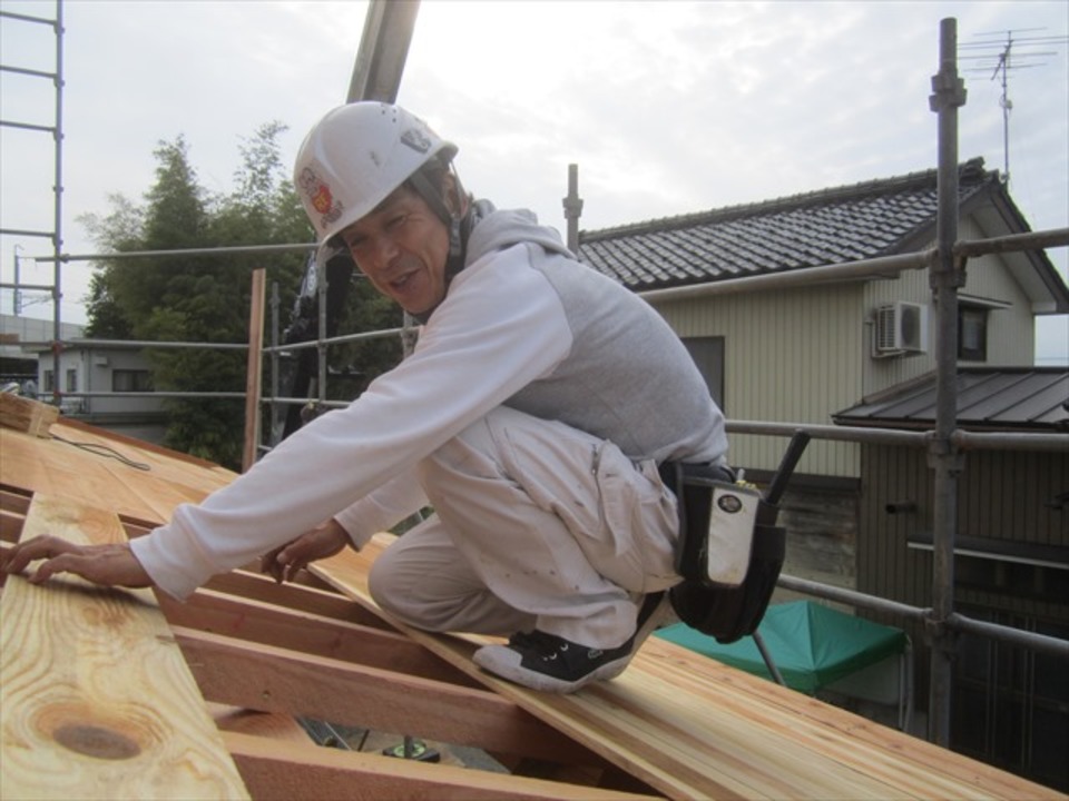 屋根の野地板