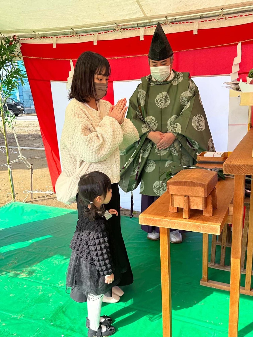 地鎮祭玉串奉奠