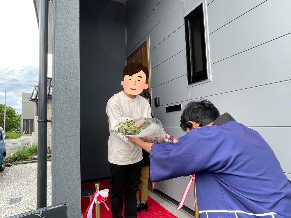 花束贈呈
