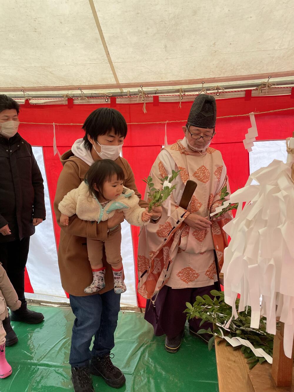 本日は地鎮祭②