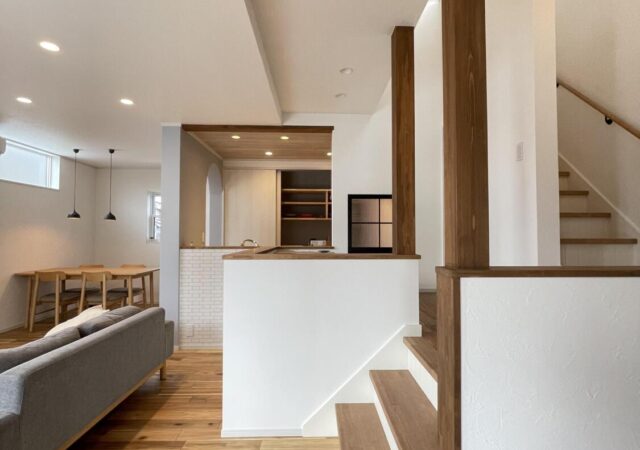 スキップフロアから生まれるゆとりの空間